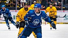 Litvínov,7. 8. 2025. Verva Litvínov - Rytíi Kladno, píprava. Jakub Konený z...