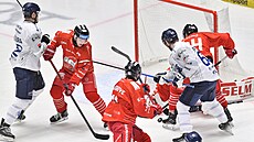 Momentka z akce ped olomouckou brankou.