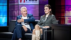 Knz Marek Vácha a hereka Sarah Haváová v poadu 7 pád Honzy Ddka (íjen...