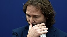 Generální manaer eských fotbalových reprezentací Pavel Nedvd na mimoádné...