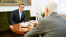 Prezident republiky Petr Pavel pijal ve tvrtek dne 16. íjna na Praském...