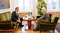 Prezident republiky Petr Pavel pijal ve tvrtek dne 16. íjna na Praském...