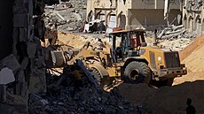 Záb�ry z Pásma Gazy.