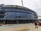 Pohled na rozestavnou multifunkn arnu v Brn. Ponese nzev T-Mobile arena....