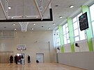 V mstsk sti Pustkovec skonila rekonstrukce sportovn haly u Zkladn koly...