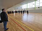 V mstsk sti Pustkovec skonila rekonstrukce sportovn haly u Zkladn koly...