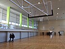 V mstsk sti Pustkovec skonila rekonstrukce sportovn haly u Zkladn koly...
