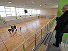 V mstsk sti Pustkovec skonila rekonstrukce sportovn haly u Zkladn koly...