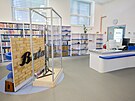 Interir opraven mstsk knihovny v Otrokovicch. (jen 2025)