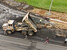Prce na obchvatu Svoru. Zcela neprjezdn bude pro idie vozovka mezi Svorem...