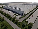 Vizualizace hal plnovanho prmyslovho parku Panattoni Smart Park Karvin....