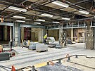 Rekonstruovan� stanice metra Pankr�c. (21. ��jna 2025)