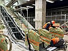 Rekonstruovan� stanice metra Pankr�c. (21. ��jna 2025)