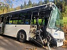 Nehoda autobusu na Jindichohradecku.