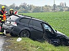 U Pitkovic se srazila dv osobn auta. (22. jna 2025)