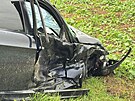 U Pitkovic se srazila dv osobn auta. (22. jna 2025)