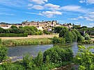 Hrad Carcassonne v jin Francii
