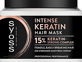 Pro slabé a lehce lámavé vlasy je tu maska Syoss Intense Keratin. Obsahuje 15%...