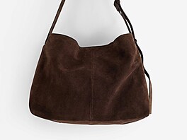 Ko�ená hn�dá kabelka je tak akorát velká, aby pojala v�echny va�e ka�dodenní...