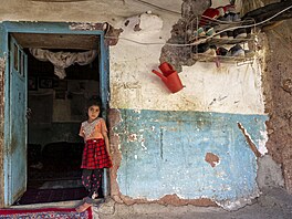 Charakteristickým rysem dom� je minimum (a� �ádná) okna a úzké dve�e za...