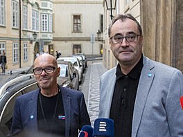 Programová jednání ANO, SPD a Motorist�. Oto Klempí� a Boris ��astný (Motoristé...