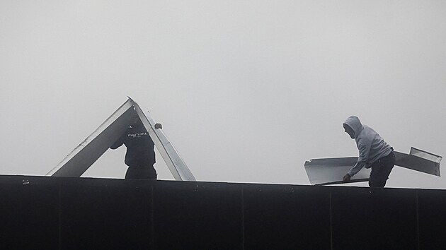 Hurik�n Melissa se bl�� k Jamajce. (28. ��jna 2025)