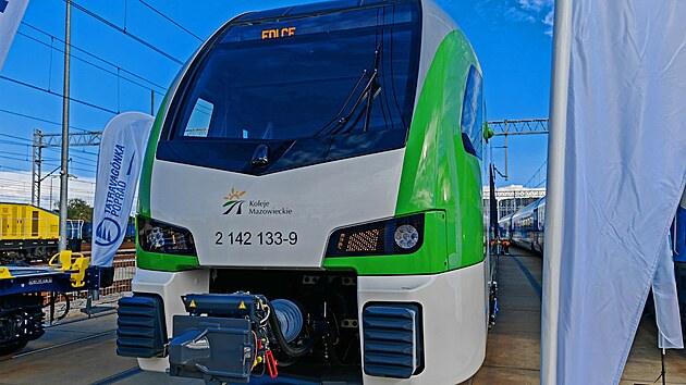 Z naten 152. dlu magaznu POZOR VLAK, veletrh TRAKO 2025