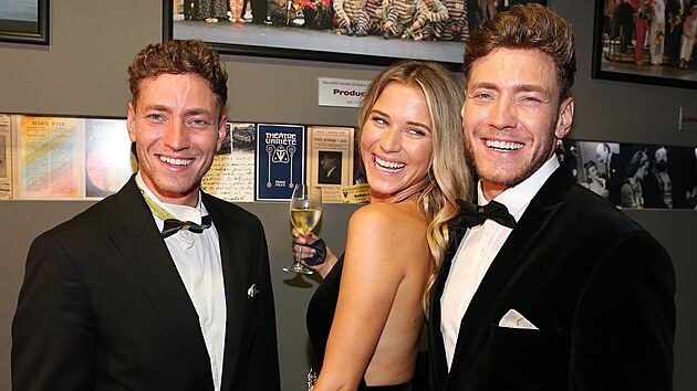 Martin Dubovick�, Veronika Kop�ivov� a jej� b�val� partner Miroslav Dubovick� (Praha, 25. srpna 2019)