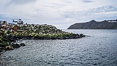 Rusko na dohled. Ostrov Malý Diomedes v Beringov moi patí USA, Velký...