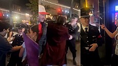 Mu v nacistické uniform napadl enu ped barem v Georgii