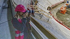 Pohled do rozestav�né multifunk�ní arény v Brn�. Ponese název T-Mobile arena....