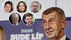 Vláda s hnutím ANO? Neuhneme, zní od opozi�ních poslanc�. Zleva ve vý�ezu Eva...