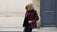 První dáma Brigitte Macronová v Pa�í�i (16. �íjna 2025)