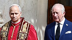 Pape� Lev XIV. se setkal s britským králem Karlem III. (23. �íjna 2025)