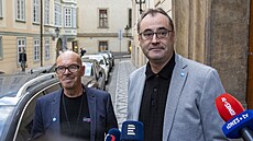 Programová jednání ANO, SPD a Motorist. Oto Klempí a Boris astný (Motoristé...