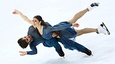 Laurence Fournierová Beaudryová a Guillaume Cizeron bhem volného tance na...