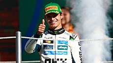 Lando Norris po triumfu ve Velké cen Mexika.