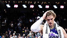 Lauri Markkanen po zápase, ve kterém nastílel pes padesát bod.