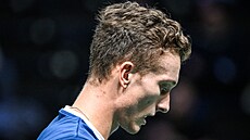 Zamylený Jií Leheka bhem prvního kola Masters v Paíi.