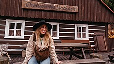 Aneta Krej�íková ve filmu Na horách