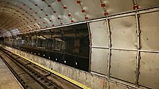 Rekonstrukce metra �eskomoravská. (21. �íjna 2025)