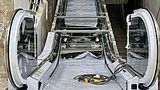 Rekonstruovaná stanice metra Pankrác. (21. �íjna 2025)