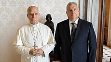 Pape� Lev XIV. p�ijal ve Vatikánu ma�arského premiéra Viktora Orbána. (27....