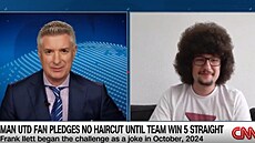 Fanou�ek Manchesteru United budí díky své vlasové výzv� rozruch