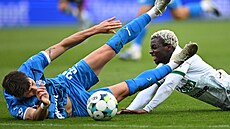 První polo�as zápasu mezi domácí Mladou Boleslaví a Karvinou.