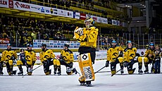 Litvínov, 28. 10. 2025. Verva Litvínov - HC Olomouc, hokejová extraliga. Pavel...