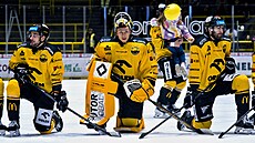 Litvínov, 28. 10. 2025. Verva Litvínov - HC Olomouc, hokejová extraliga. Pavel...