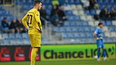 Nespokojený branká� Mladé Boleslavi Ale� Mandous.