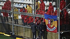 �ílené po�así p�eru�ilo utkání Konferen�ní ligy mezi Spartou a Rijekou.