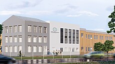 Vizualizace nové podoby koly v Velkém Poíí.